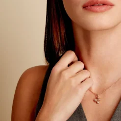 Histoire d'Or Collier Abelha Plaqué Or Jaune Oxyde De Zirconium Outlet