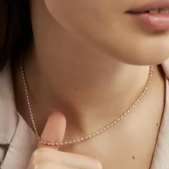 Histoire d'Or Collier Abie Torsade Argent Bicolore