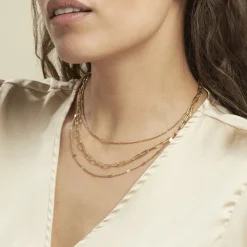 Histoire d'Or Collier Abiel Acier Doré Sale