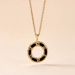 Histoire d'Or Collier Achille Plaqué Or Jaune Sale