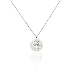 Histoire d'Or Collier Acier Blanc Ganet Hot