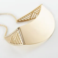 Histoire d'Or Collier Acier Jaune Clearance