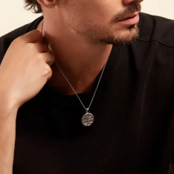 Histoire d'Or Collier Acier Vieillit Ron Best