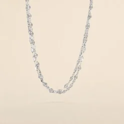 Histoire d'Or Collier Adelaide Argent Blanc Clearance