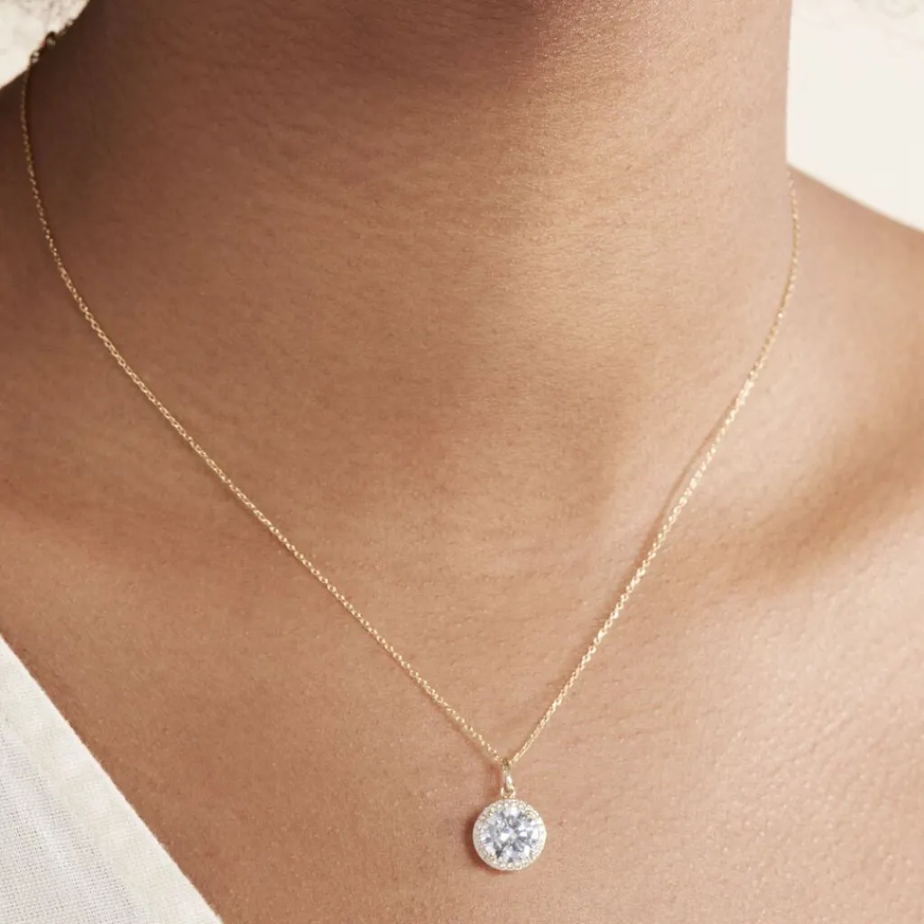 Histoire d'Or Collier Adil De Zirconium or jaune oxyde Discount