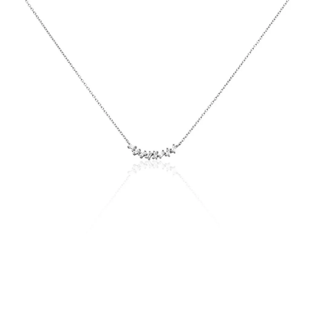 Histoire d'Or Collier Adonia Argent Blanc Oxyde De Zirconium Sale