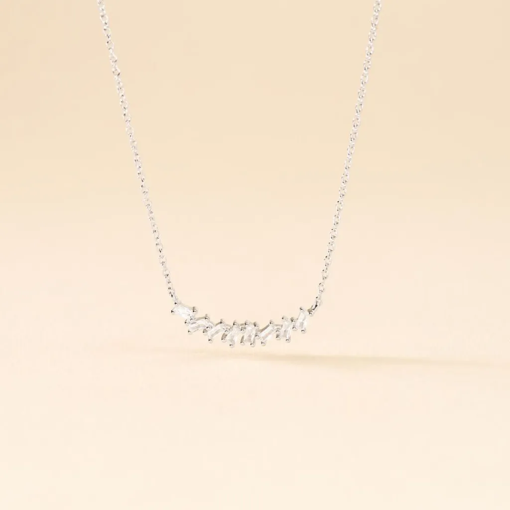 Histoire d'Or Collier Adonia Argent Blanc Oxyde De Zirconium Sale