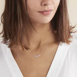 Histoire d'Or Collier Adonia Argent Blanc Oxyde De Zirconium Sale