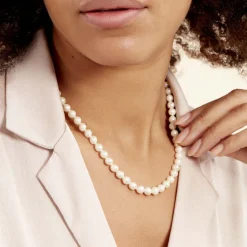 Histoire d'Or Collier Aicha Or Jaune Perle De Culture D'akoya Discount