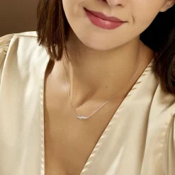 Histoire d'Or Collier Ainhoa or blanc diamant Clearance