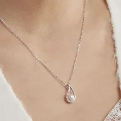 Histoire d'Or Collier Akiko Argent Blanc Perle De Culture Et Oxyde De Zirconium Discount