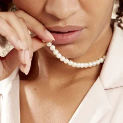 Histoire d'Or Collier Akoya Or Jaune Perle De Culture D'akoya Outlet