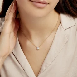 Histoire d'Or Collier Alais De Zirconium plaqué or jaune oxyde Best