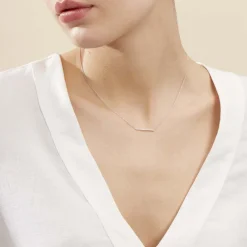 Histoire d'Or Collier Alayna or blanc diamant New