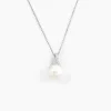 Histoire d'Or Collier Albine Argent Blanc Perle De Culture Et Oxyde De Zirconium Clearance