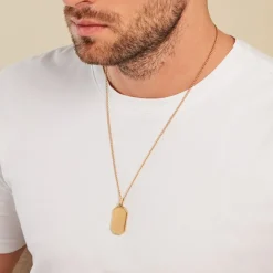 Histoire d'Or Collier Alessio Acier Jaune