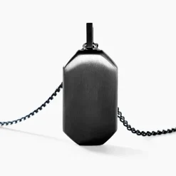 Histoire d'Or Collier Alessio Acier Noir Online