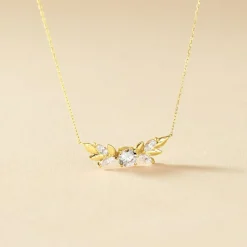 Histoire d'Or Collier Alexine Or Jaune Oxyde De Zirconium New