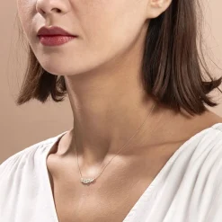 Histoire d'Or Collier Alexine Or Jaune Oxyde De Zirconium