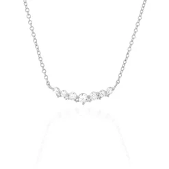 Histoire d'Or Collier Aliah Argent Blanc Oxyde De Zirconium Hot