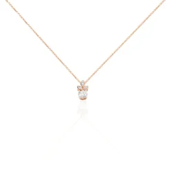 Histoire d'Or Collier Alicea Or Rose Diamant Sale
