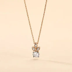 Histoire d'Or Collier Alicea Or Rose Diamant Sale