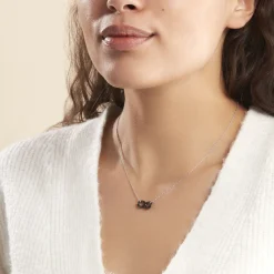 Histoire d'Or Collier Alicia Argent Blanc Céramique Best