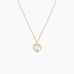 Histoire d'Or Collier Aloys Or Jaune Perle De Culture Et Oxyde De Zirconium Online