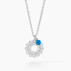 Histoire d'Or Collier Alvie Argent Blanc Turquoise Online