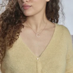 Histoire d'Or Collier Alysone Argent Rose Oxyde De Zirconium New