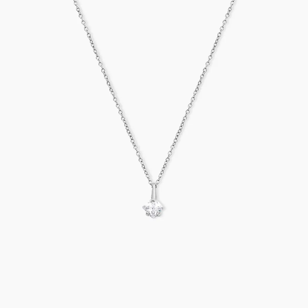 Histoire d'Or Collier Amadéa Argent Blanc Oxyde De Zirconium Discount