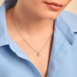 Histoire d'Or Collier Amadéa Argent Blanc Oxyde De Zirconium Discount