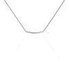 Histoire d'Or Collier Amadeo Maille Popcorn Acier Blanc