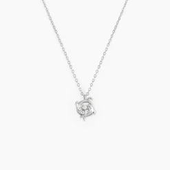 Histoire d'Or Collier Amalthee Argent Blanc Oxyde De Zirconium New