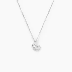 Histoire d'Or Collier Amalthee Argent Blanc Oxyde De Zirconium