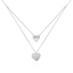 Histoire d'Or Collier Amarita Argent Blanc Oxyde De Zirconium