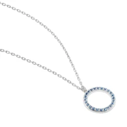 Histoire d'Or Collier Ambroisie Argent Blanc Oxyde De Zirconium argent blanc oxyde bleu Online