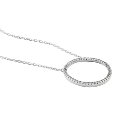 Histoire d'Or Collier Amene Or Blanc Diamant Hot