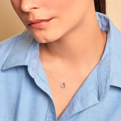 Histoire d'Or Collier Amiliana Argent Blanc Oxyde De Zirconium Sale