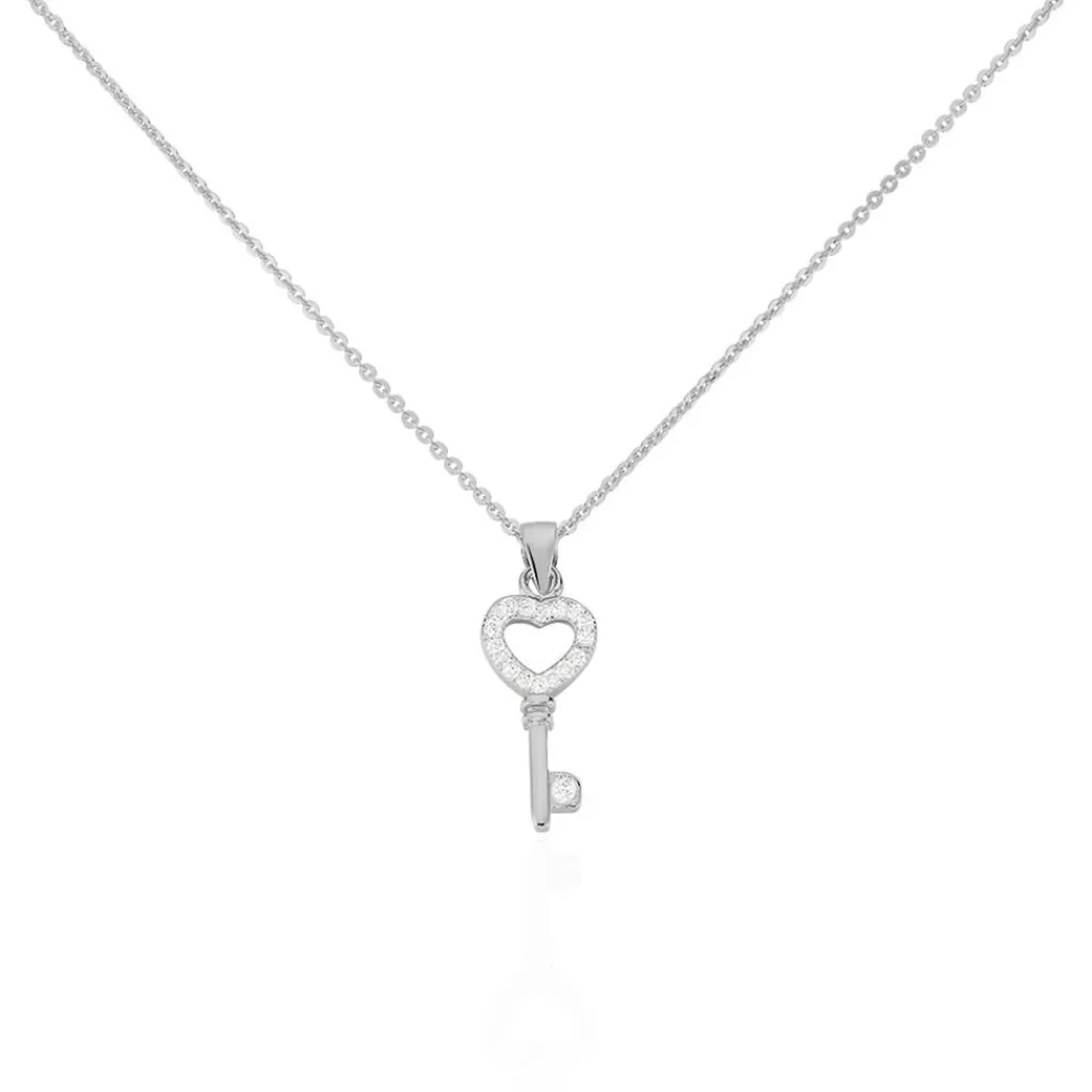 Histoire d'Or Collier Amy Argent Blanc Oxyde De Zirconium Clearance