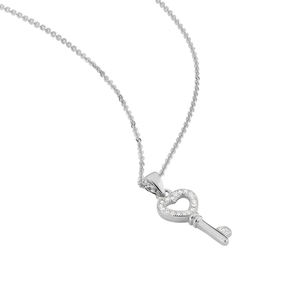 Histoire d'Or Collier Amy Argent Blanc Oxyde De Zirconium Clearance