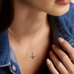 Histoire d'Or Collier Anabele Or Rose Topaze Oxyde or rose topaze bleu london Discount