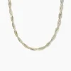 Histoire d'Or Collier Anaiz Argent Bicolore New