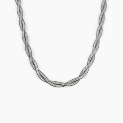 Histoire d'Or Collier Anaiz Argent Bicolore Outlet