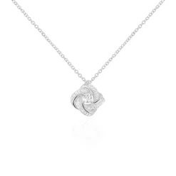 Histoire d'Or Collier Anasthase Argent Blanc Oxyde De Zirconium Hot