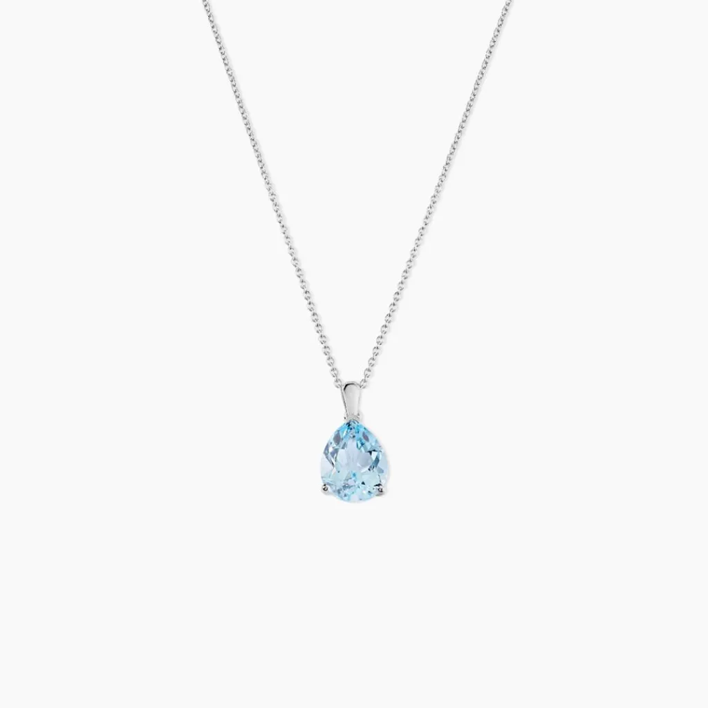 Histoire d'Or Collier Anesa Or Blanc Topaze Clearance