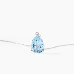 Histoire d'Or Collier Anesa Or Blanc Topaze Clearance