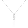 Histoire d'Or Collier Ange-line Argent Blanc Oxyde De Zirconium