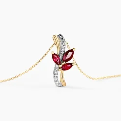 Histoire d'Or Collier Angie Diamant or jaune rubis Online
