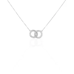 Histoire d'Or Collier Anne Argent Blanc Oxyde De Zirconium